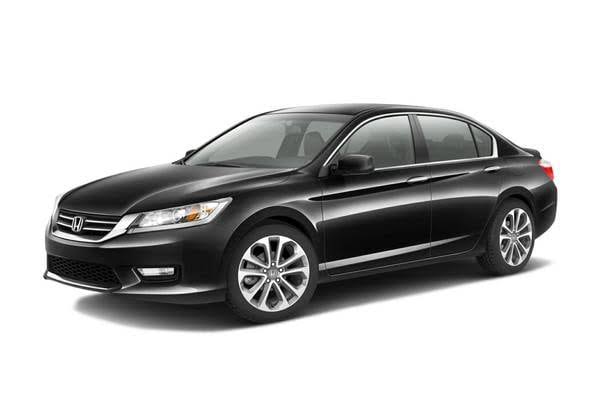 A black honda 2014 car